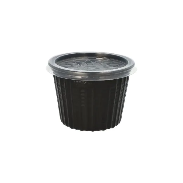 Snack- und Suppenbecher (Mehrweg), 500 ml Ø 11,5 cm · H 8,5 cm schwarz - Bild 2