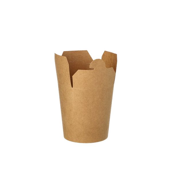 Snackboxen, Pappe "pure" eckig, 230 ml "100% Fair" - Bild 1