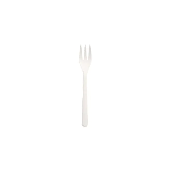 Snackgabeln Bio-PP (Mehrweg)13 cm, weiss, extra stabil - Bild 1