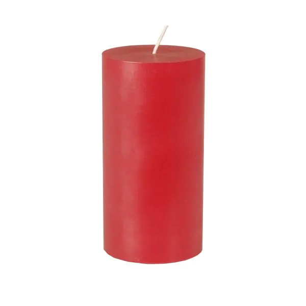 Stumpenkerzen rot Ø 70 mm · 150 mm aus 100% Stearin, durchgefärbt - Bild 1