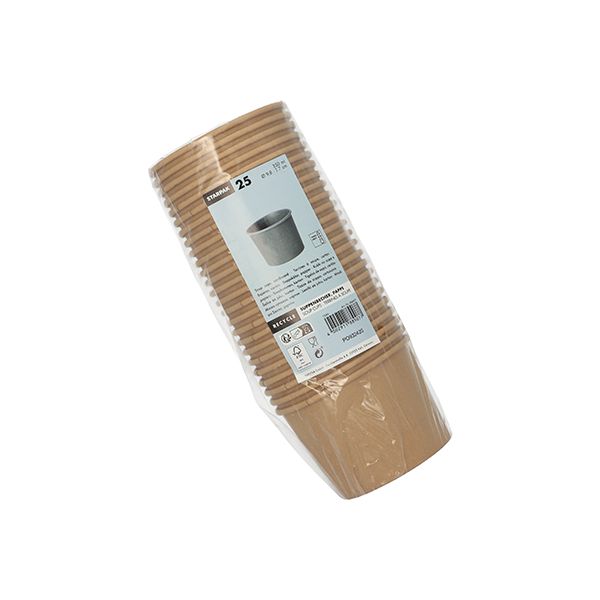 Suppenbecher "To Go", Pappe rund 350 ml Ø 9,8 cm · 7 cm braun - Bild 3