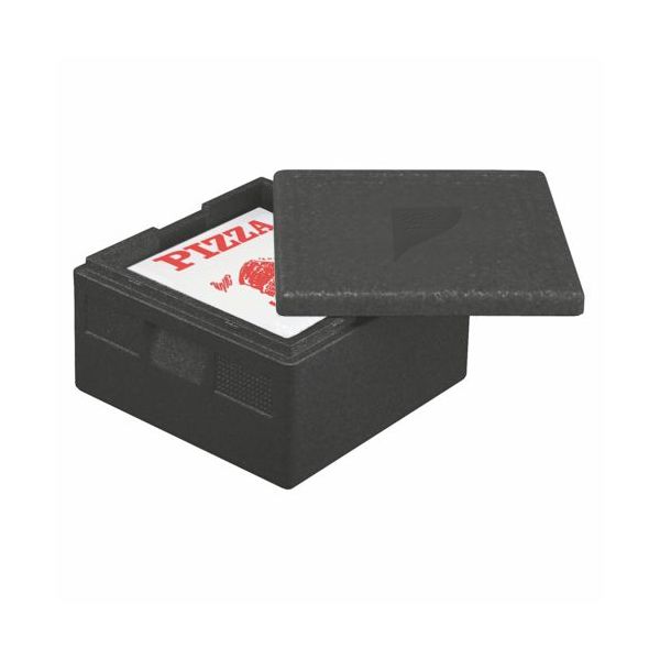 Thermobox, EPP 41 x 41 x 24 cm schwarz "Pizza" - Bild 1