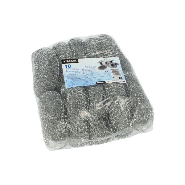 Topfreiniger aus Draht Ø 12 cm · 3 cm, scheuernd - Bild 2