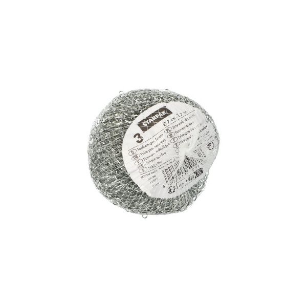 Topfreiniger aus Draht Ø 7 cm · 2 cm, scheuernd - Bild 1