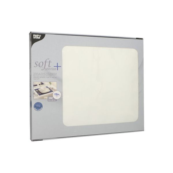 Vlies Tischsets, weiss "soft selection plus" 30 x 40 cm  - Bild 2