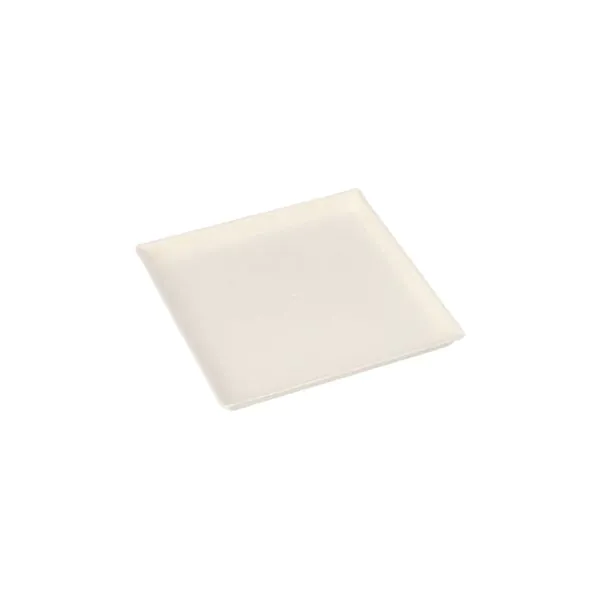 Zuckerrohrteller "pure" eckig 12,5 x 12,5 cm weiss "Cella" - Bild 3