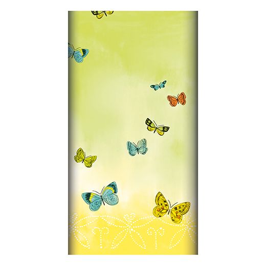 Tafelkleed, Airlaid 120 cm x 180 cm "Papillons" 1