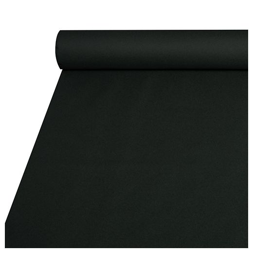 Tafelkleed, Airlaid 20 m x 1,2 m zwart 1