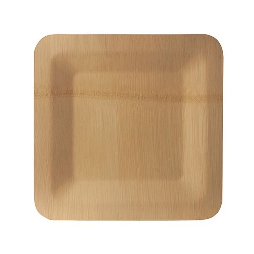 Borden, gemaakt van bamboe "pure" rectangular 1,5 cm x 23 cm x 23 cm 1