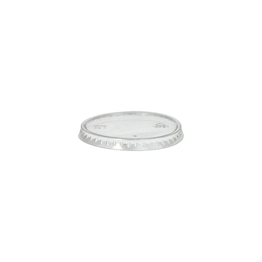 Transparante deksel voor portiecup  rPET rond Ø 6,5 cm 1