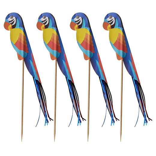 Decoprikkers 18 cm "Parrot" 1