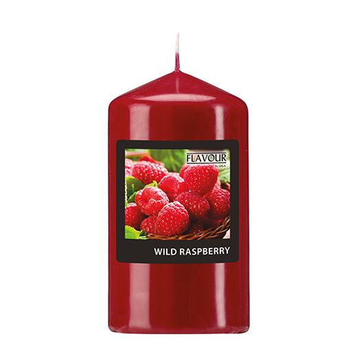 "Flavour by GALA" Geurstompkaarsen Ø 58 mm · 110 mm wijnrood - Wild Raspberry 1