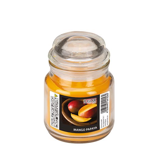 "Flavour by GALA" kaars in snoeppot Ø 63 mm · 85 mm perzik - Mango-Papaya 1