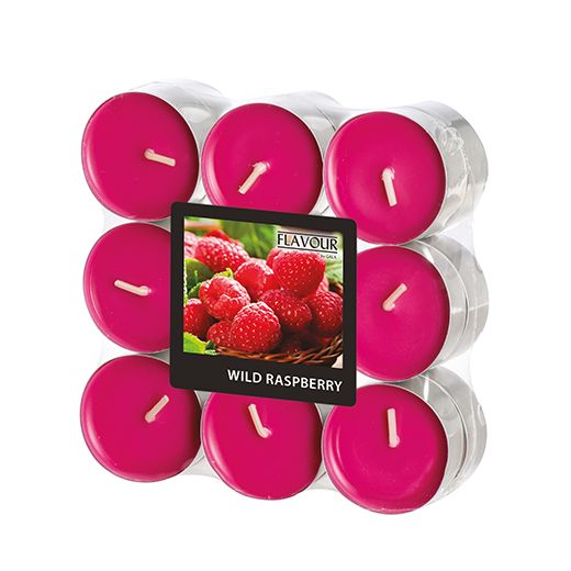 "Flavour by GALA" Geurkaars Ø 37,5 mm · 16,6 mm wijnrood - Wild Raspberry 1