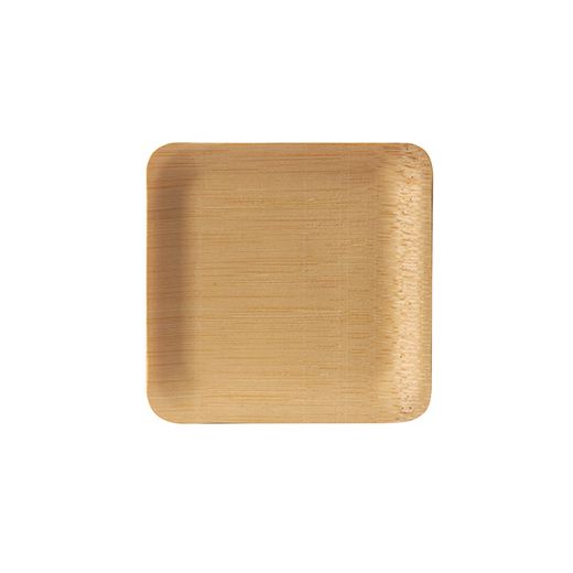 Fingerfood - Schaaltjes, bamboe "pure" rectangular 1,5 cm x 8,5 cm x 8,5 cm 1