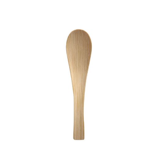 Fingerfood lepel bamboe "pure" 13 cm, Amuse lepel, Oosterse soeplepel 1