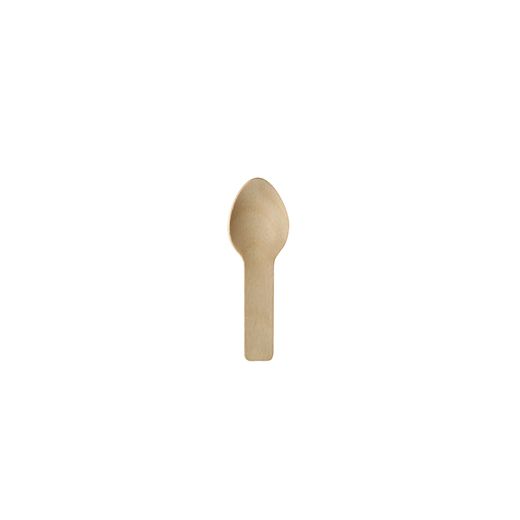 Fingerfood - Lepels, hout "pure" 7,6 cm 1