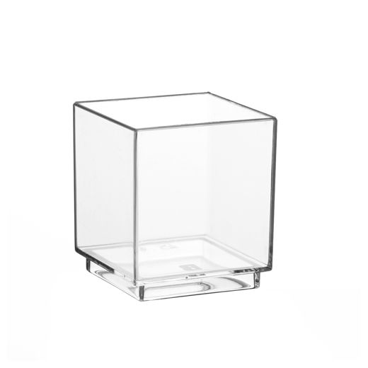 Fingerfood - Schaaltjes, PS plein 55 ml 4,7 cm x 4,2 cm x 4,2 cm glashelder 1