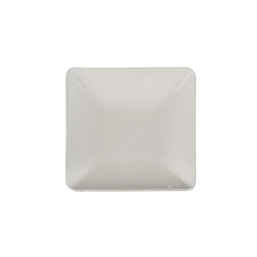 Amuse fingerfood bordje van suikerriet "pure" vierkant 6,5 x 6,5 cm, PFAS-vrij wit 1