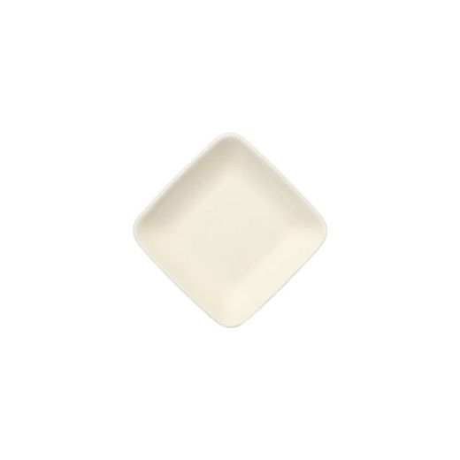Amuse fingerfood bordje suikerriet "pure" vierkant 6,5 x 6,5 cm, PFAS-vrij, wit 1