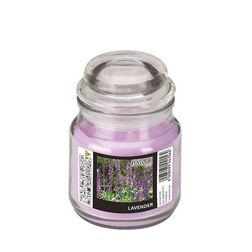 "Flavour by GALA" kaars in snoeppot Ø 63 mm · 85 mm violet - lavendel 1