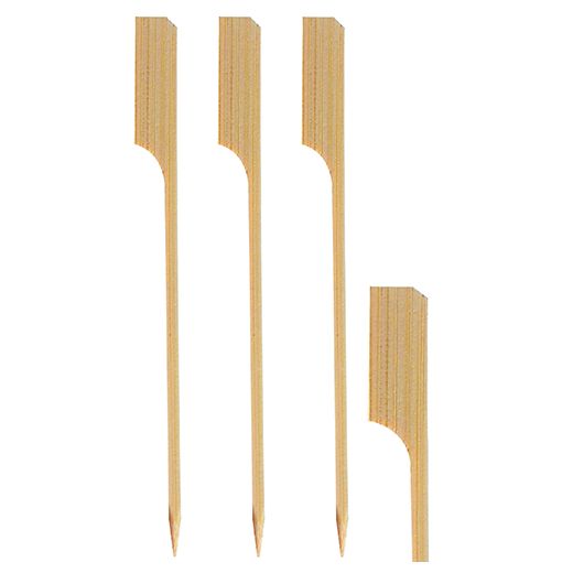 Bamboe amuse prikker "pure" 25 cm "Golf", BBQ-spies 1