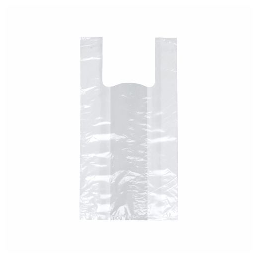 Hemddraagtassen, HDPE 42 cm x 21 cm x 13 cm wit 1