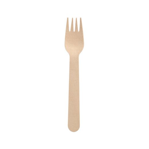 Houten vorken "pure" 16,5 cm, FSC 1