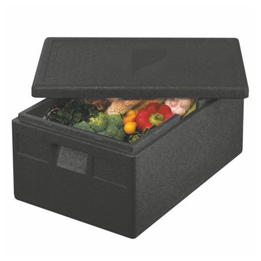 Transportboxen, EPP 68,5 cm x 48,5 cm x 36 cm zwart "Euro-standaard" 1