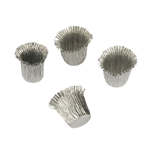 Aluminium pasvorm voor kaarsen Ø 1,9 cm · 2,7 cm zilver 1