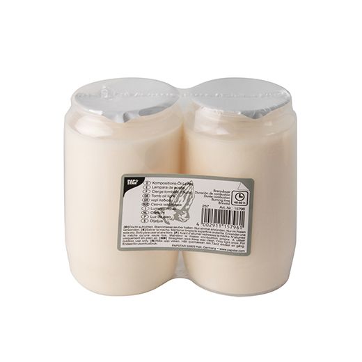 Olielicht T3 Ø 5,8 cm · 9,6 cm transparante houder 1