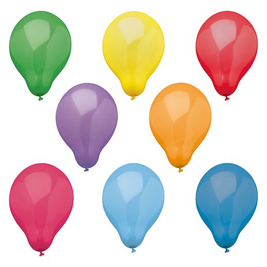 Ballonnen Ø 25 cm assorti kleuren 1