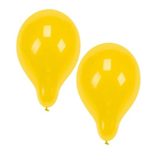 Ballonnen Ø 25 cm geel 1