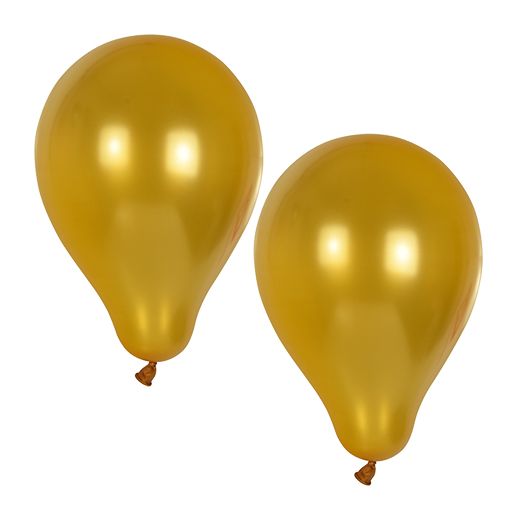 Ballonnen Ø 25 cm goud 1