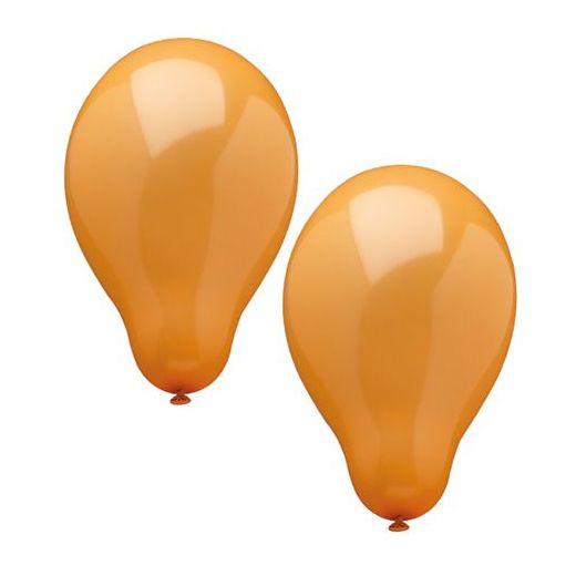 Ballonnen Ø 25 cm oranje 1