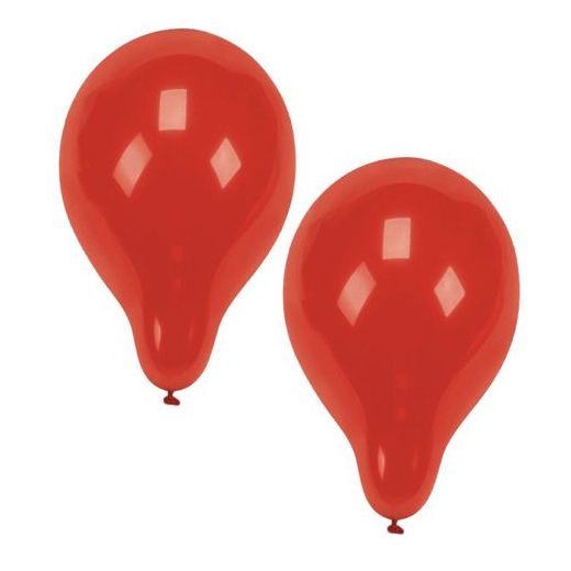 Ballonnen Ø 25 cm rood 1