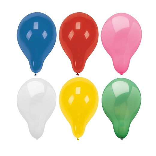 Ballonnen rond Ø 28 cm assorti kleuren 1