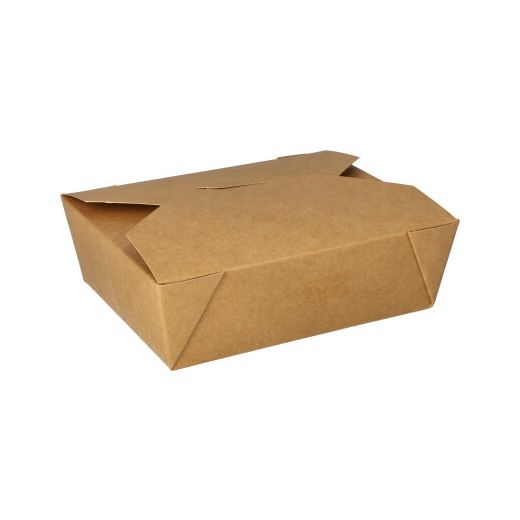 Kartonnen lunchboxen 1000 ml 5,5 cm x 13,5 cm x 16,8 cm bruin 1