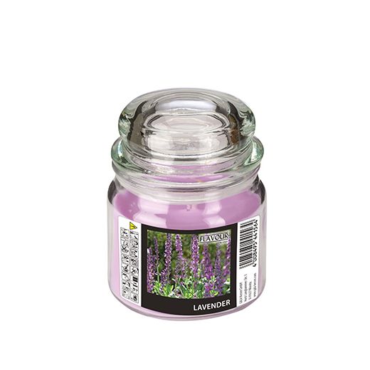 "Flavour by GALA" Snoeppot met waxvulling, MAXI Ø 90 mm · 120 mm violet - lavender 1