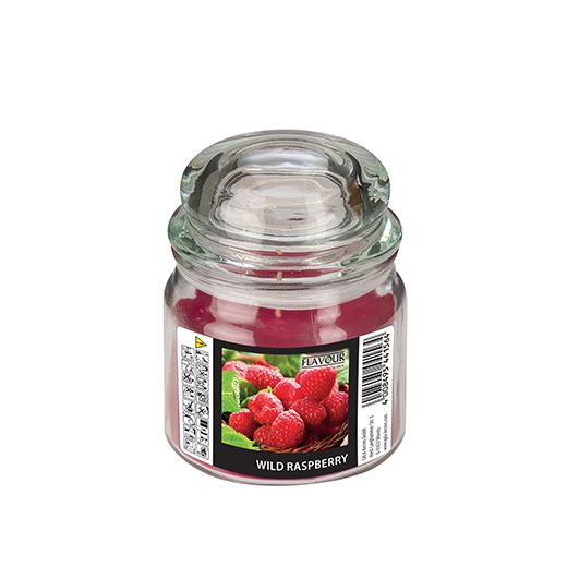 "Flavour by GALA" Snoeppot met waxvulling, MAXI Ø 90 mm · 120 mm wijnrood - Wild Raspberry 1
