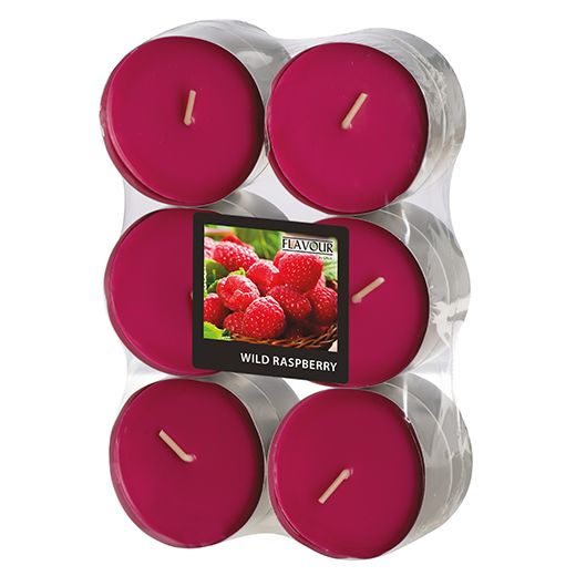 "Flavour by GALA" Maxi geurtheelichten Ø 58 mm · 24 mm wijnrood - Wild Raspberry 1
