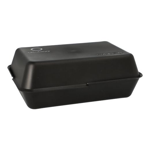 Herbruikbare food box / maaltijdbox, 23,4 x 15,6 cm zwart 1