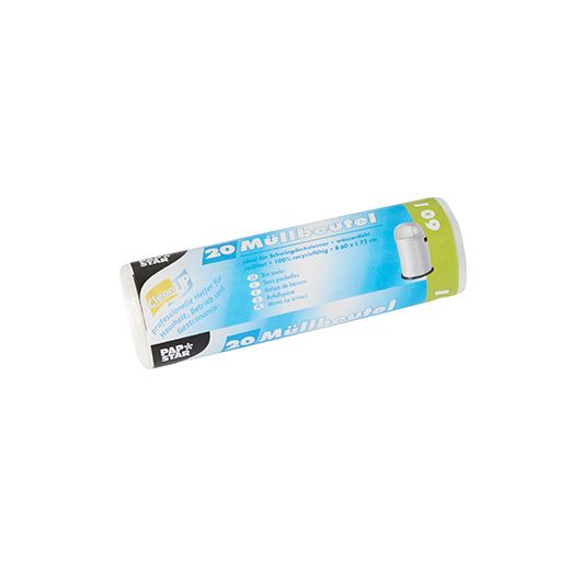 Pedaalemmerzakken, HDPE 60 l 72 cm x 60 cm wit 1