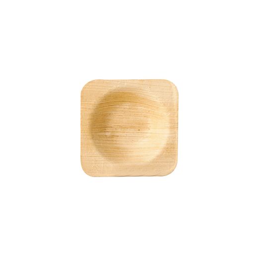 Schalen of borden Palmblad "pure" rechthoekig 6 cm x 6 cm x 1,3 cm 1