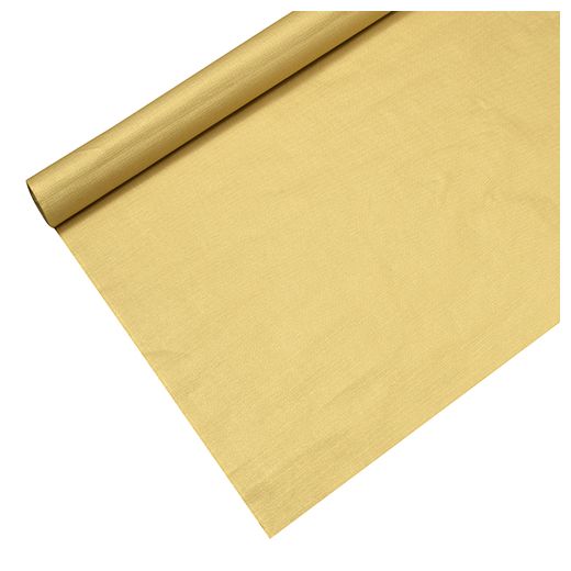 Tafelkleed, papier 6 m x 1,2 m goud met beschermingslaag 1