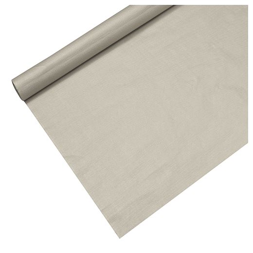 Tafelkleed, papier 6 m x 1,2 m zilver met beschermingslaag 1
