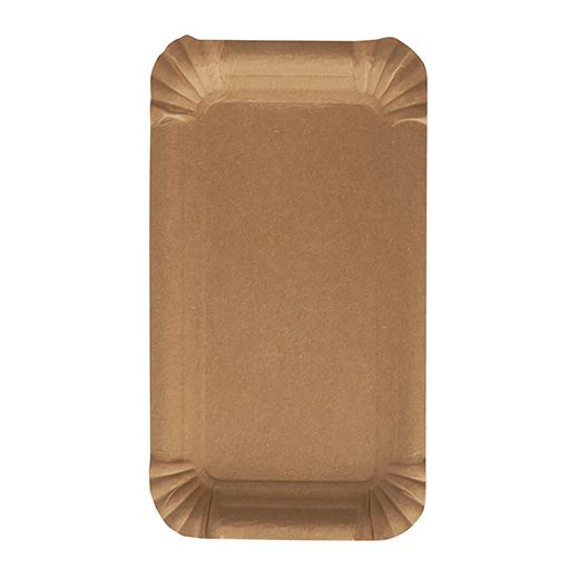 Borden, karton "pure" rectangular 11 cm x 17,5 cm bruin 1