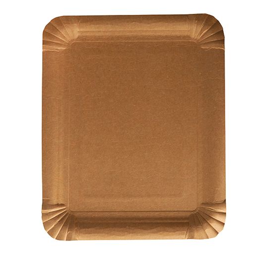 Borden, karton "pure" rectangular 16,5 cm x 20 cm bruin 1
