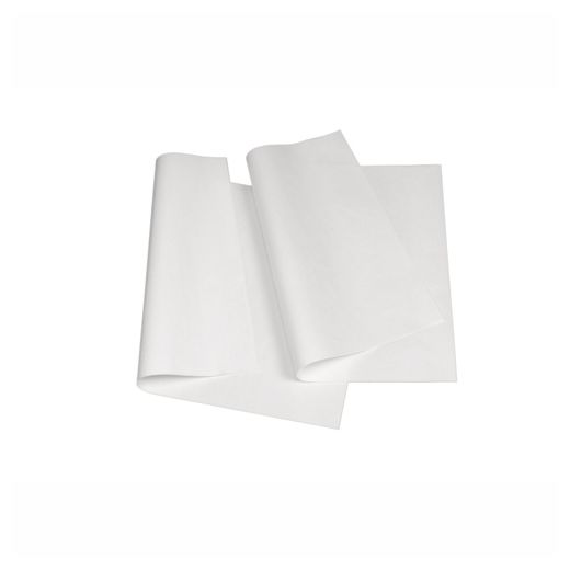Perkament vervanging, 1/4 boog 50 cm x 37,5 cm wit à 12,5 kg, vetvrij 1