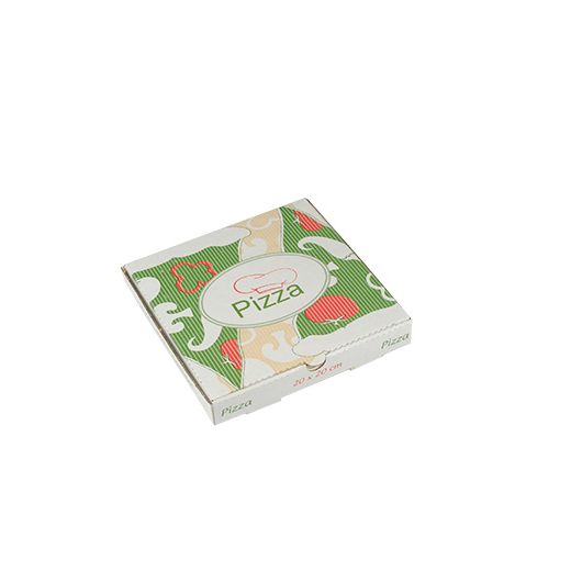 Pizzadozen, Cellulose "pure" plein 20 cm x 20 cm x 3 cm 1